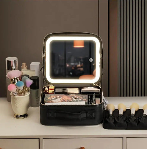 Cosmetiquero Espejo Luz LED