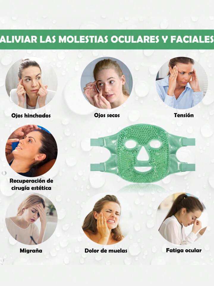Máscara Facial Efecto Frío/Calor