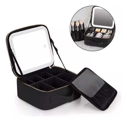 Cosmetiquero Espejo Luz LED