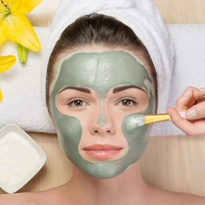 Kit de Cuidado Facial: Incluye rodillo y piedra Gua Sha de Jade, Ice Roller y aplicador de mascarillas