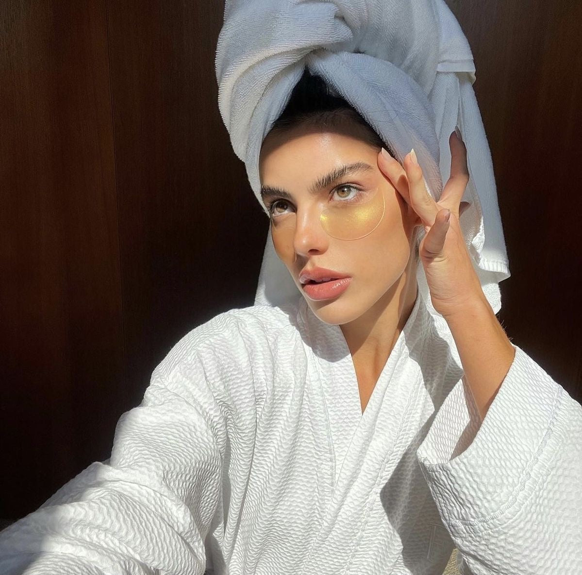 Parches para Ojos de Colágeno y partículas de Oro