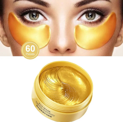 Parches para Ojos de Colágeno y partículas de Oro