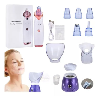 Pack Limpieza Facial (Sauna Facial + Removedor de Puntos Negros)